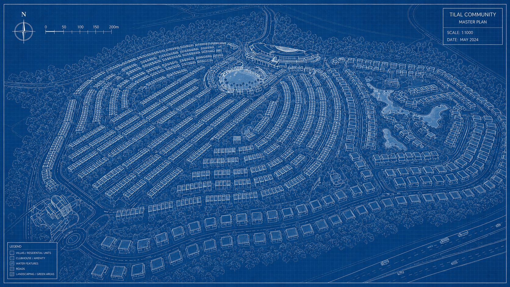 Tilal master plan blueprint
